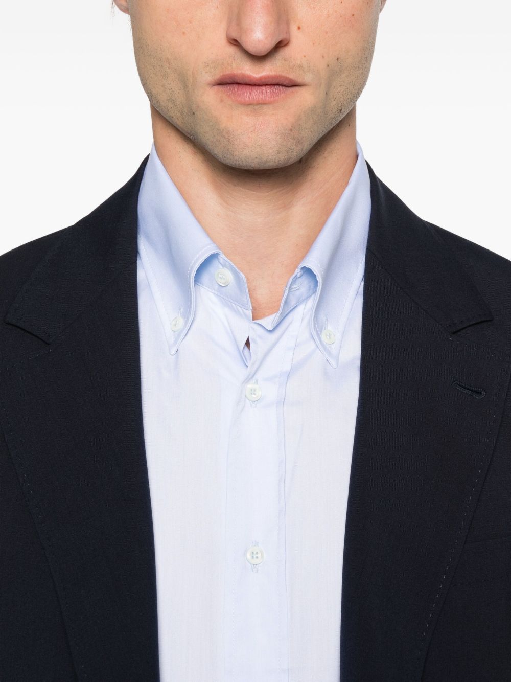 Brunello Cucinelli Shirts Azzurro Cotton