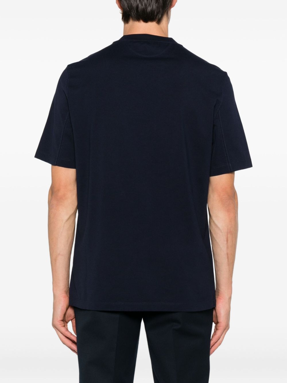 Brunello Cucinelli T-Shirts And Polos Blu Cotton