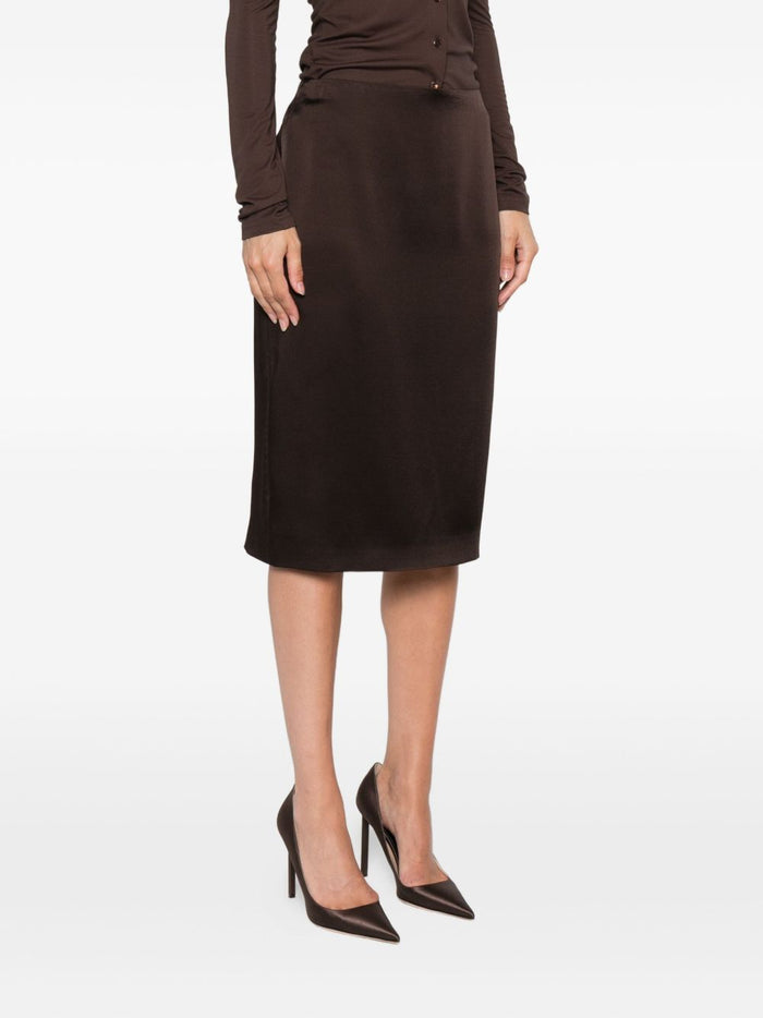 Tom Ford Skirts Marrone Scuro Outer: Acetate