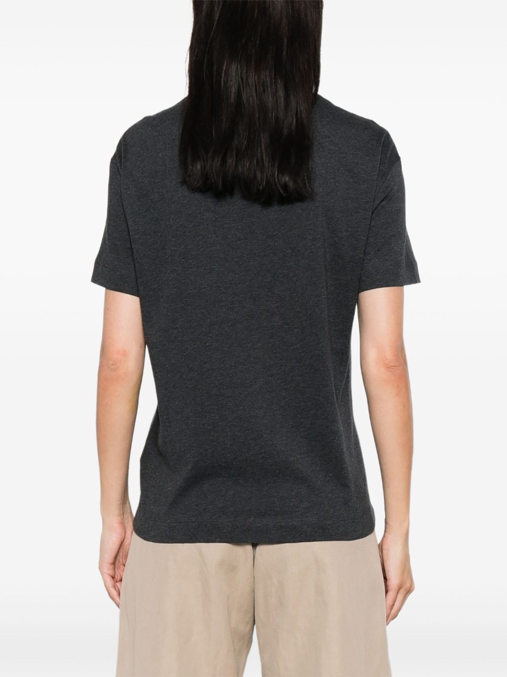 Brunello Cucinelli T-Shirts And Polos Grigio Cotton
