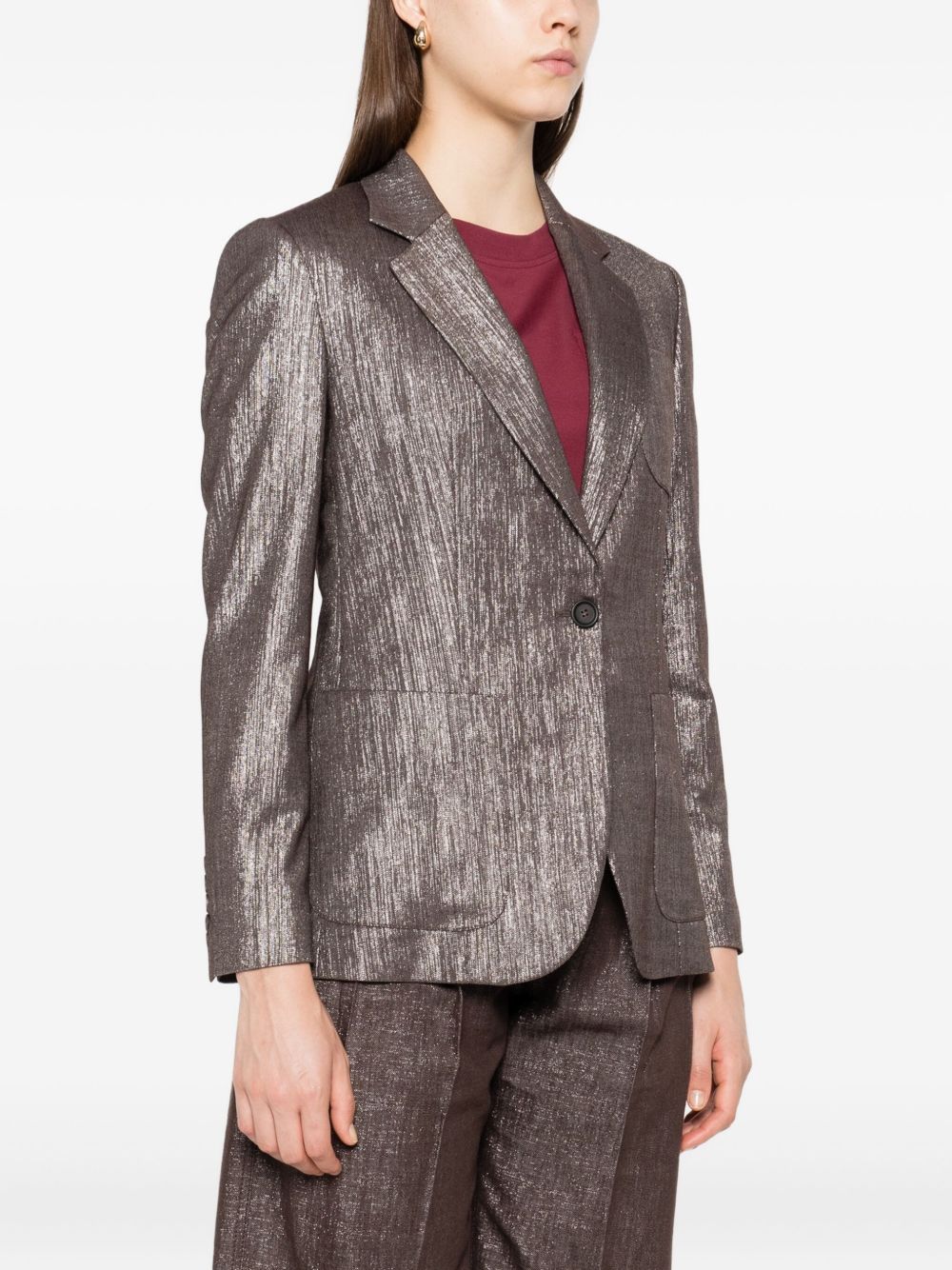 Brunello Cucinelli Jackets Argento Outer: Eco Brass