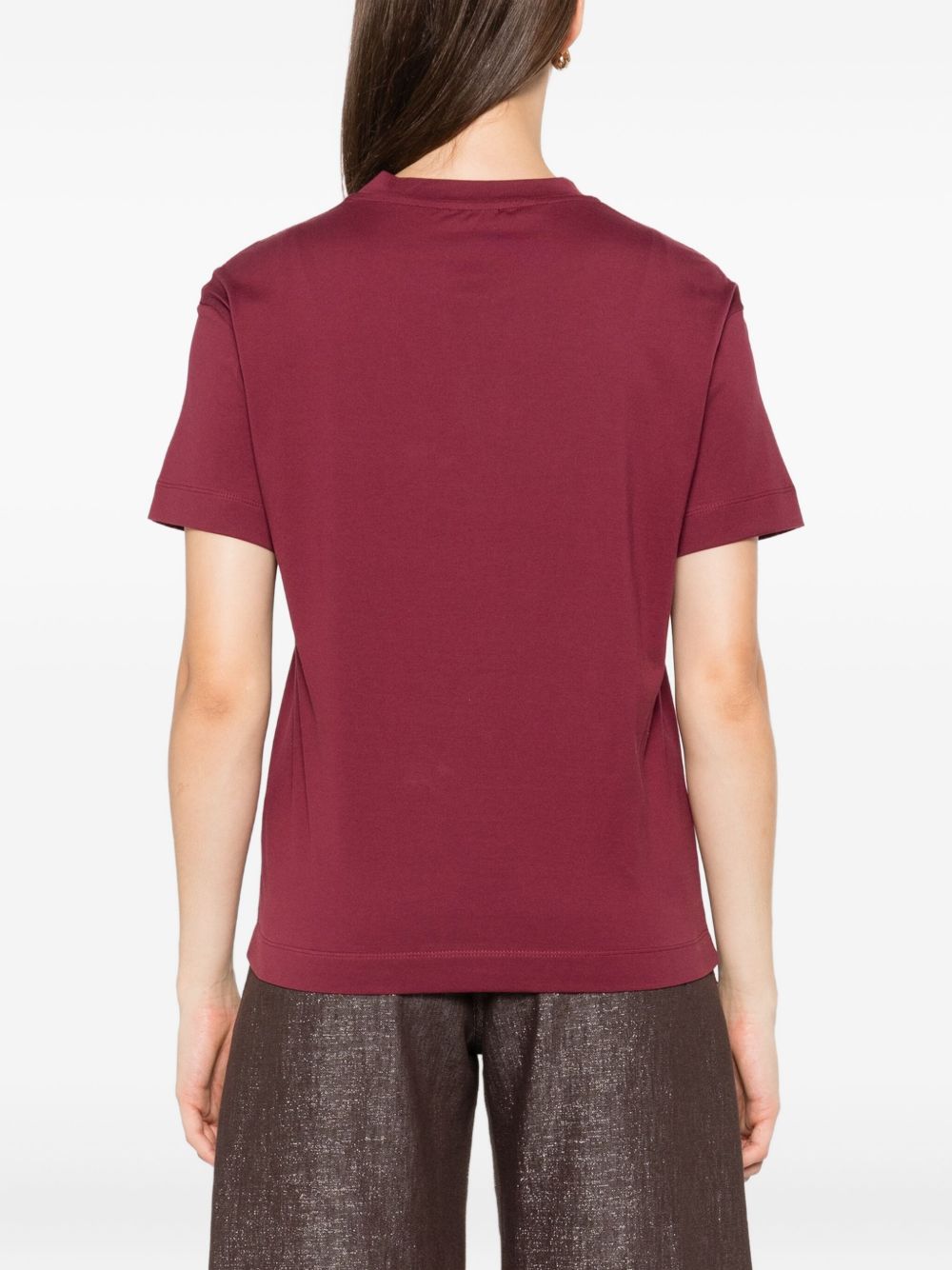 Brunello Cucinelli T-Shirts And Polos Rosso Cotton