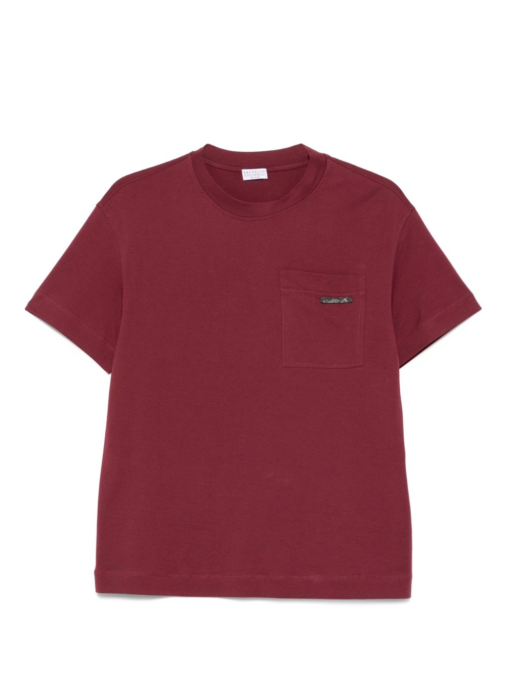 Brunello Cucinelli T-Shirts And Polos Rosso Cotton