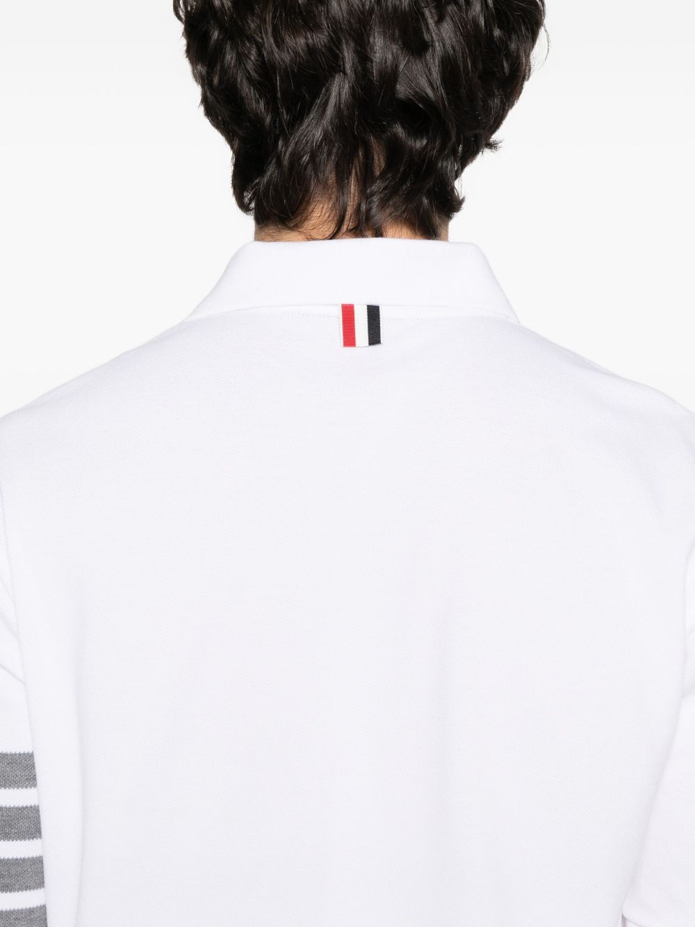 Thom Browne T-Shirts And Polos Bianco Self: Cotton