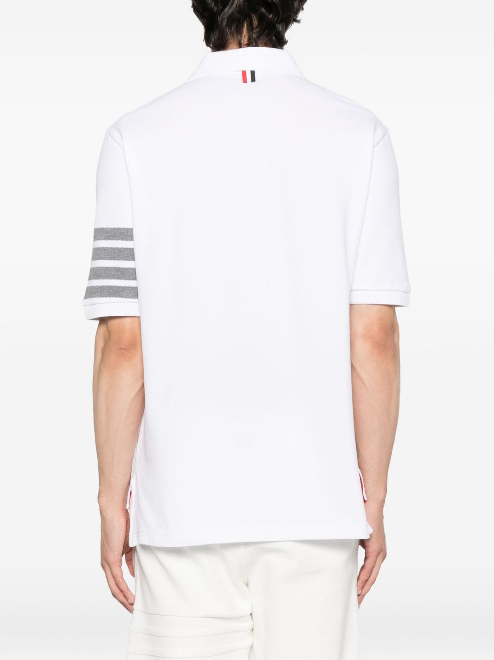 Thom Browne T-Shirts And Polos Bianco Self: Cotton