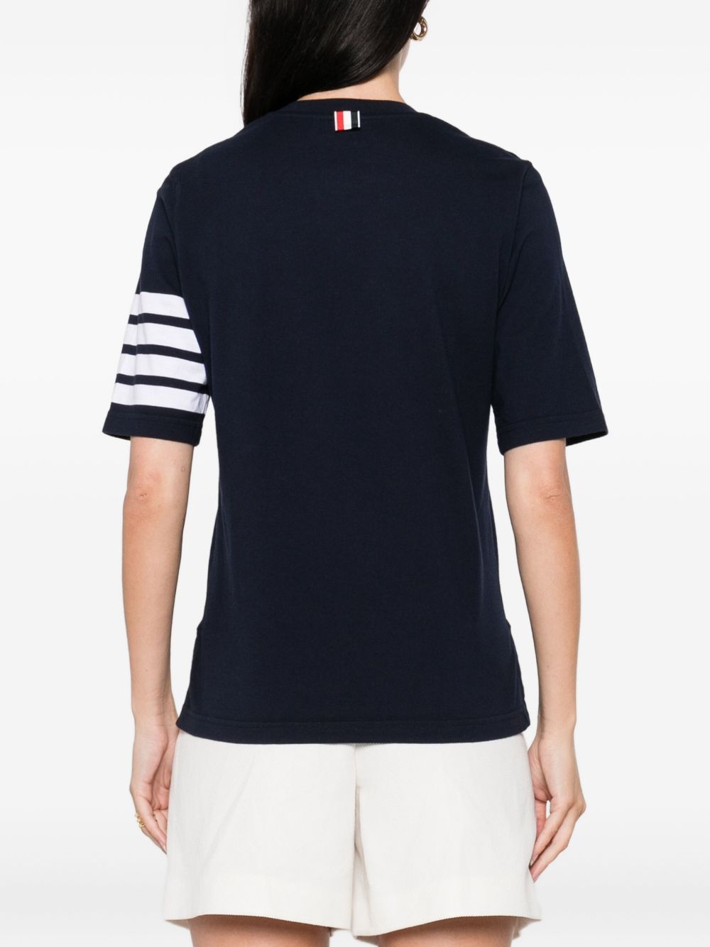 Thom Browne T-Shirts And Polos Blue Self: Sustainable Cotton