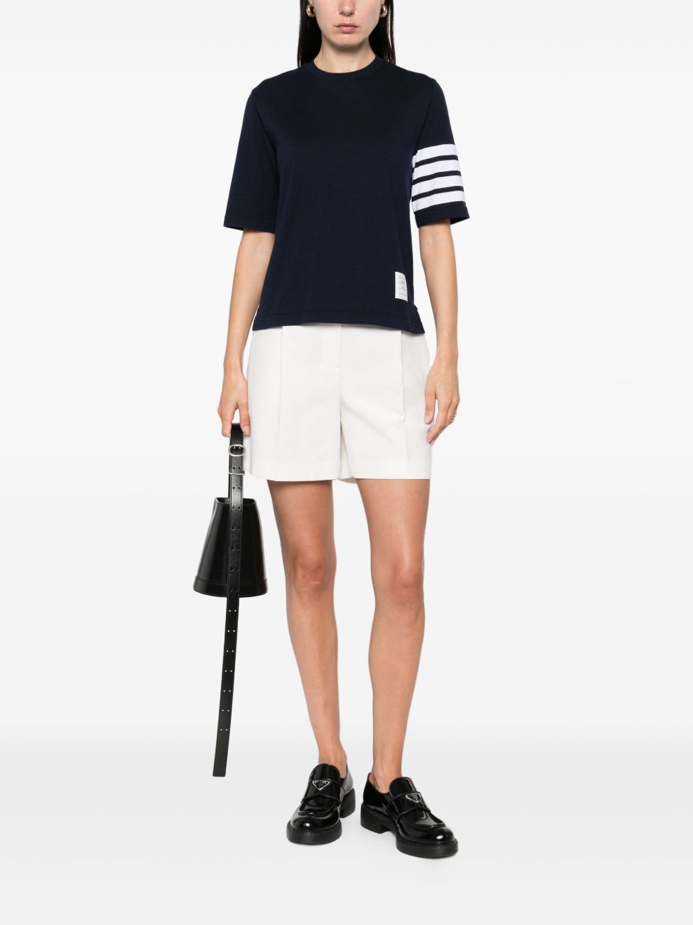 Thom Browne T-Shirts And Polos Blue Self: Sustainable Cotton