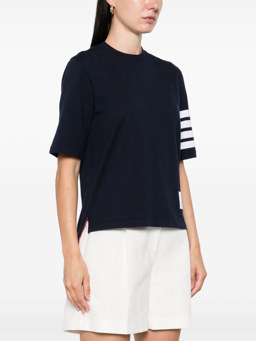 Thom Browne T-Shirts And Polos Blue Self: Sustainable Cotton