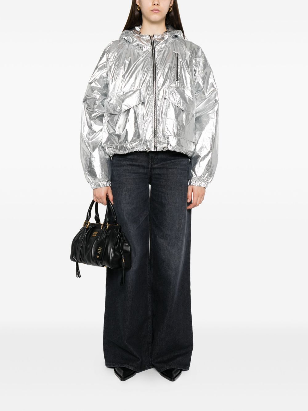 Iro Coats Silver Outer: Polyamide