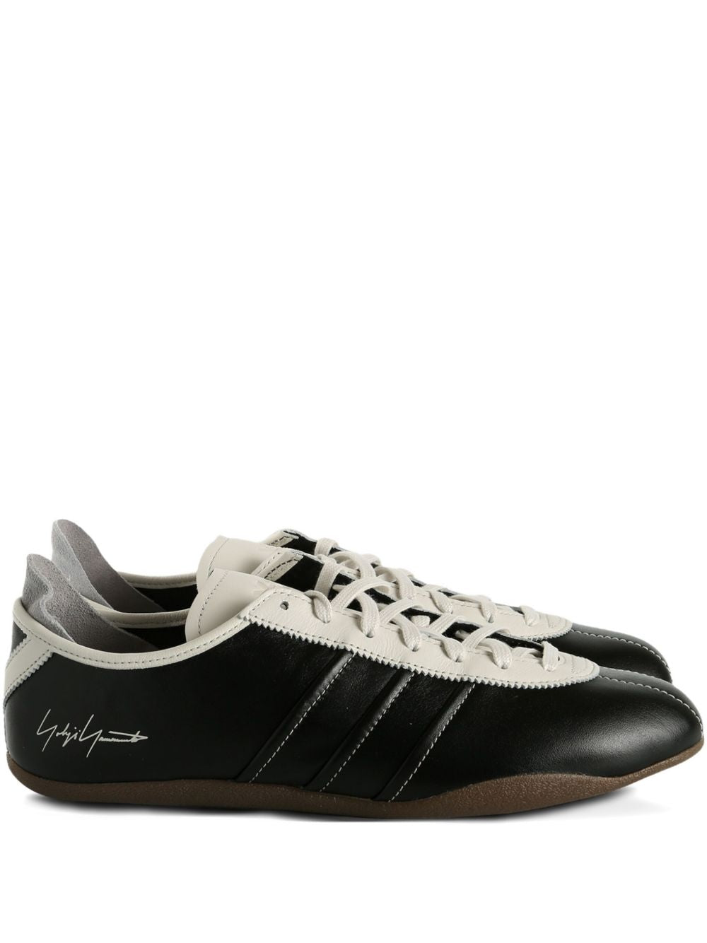 Y-3 Sneakers Black Calf Leather