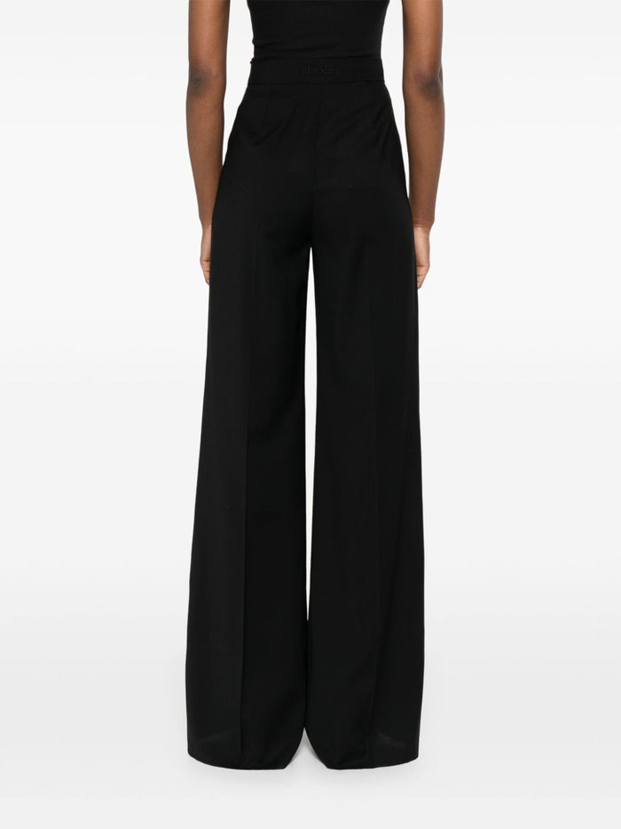 Max Mara Trousers Black Wool