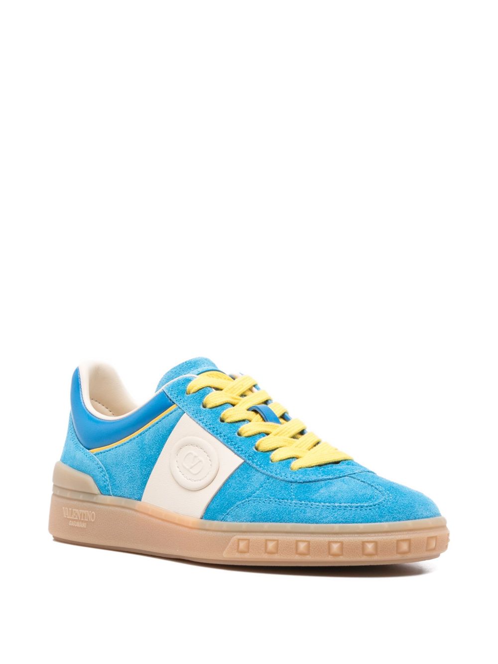 Valentino Garavani Sneakers Clear Blue Outer: Calf Suede