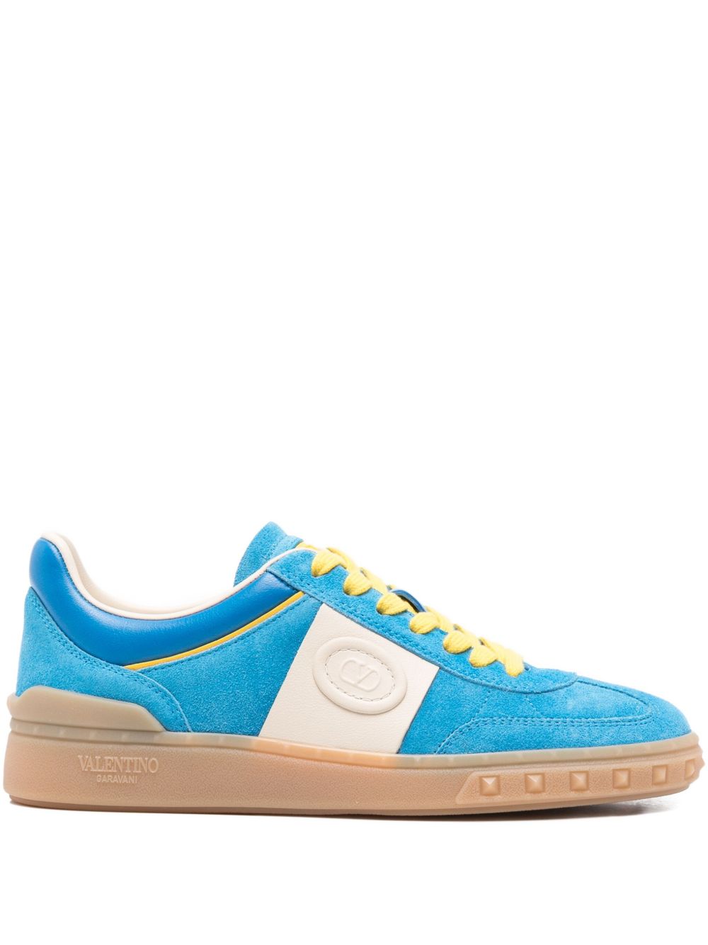 Valentino Garavani Sneakers Clear Blue Outer: Calf Suede