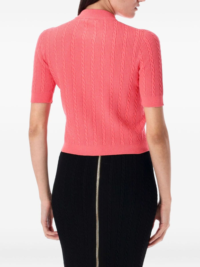Balmain Sweaters Orange Viscose