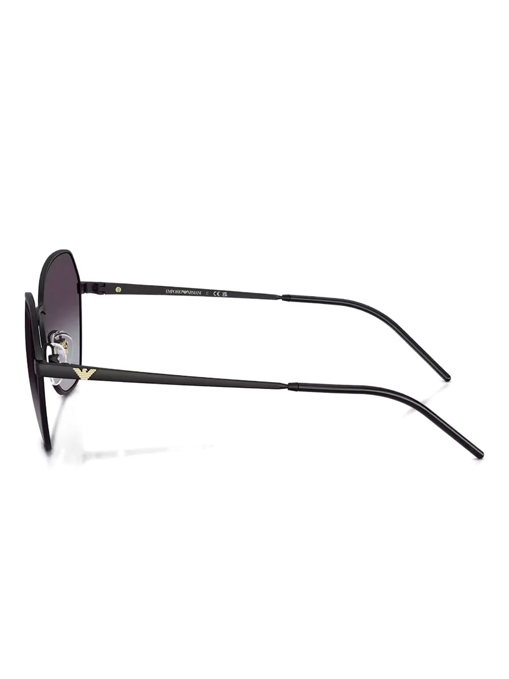 Emporio Armani Sunglasses Black Metal