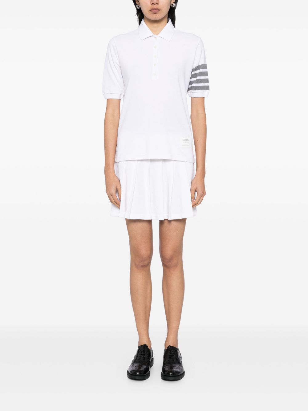 Thom Browne T-Shirts And Polos White Self: Cotton
