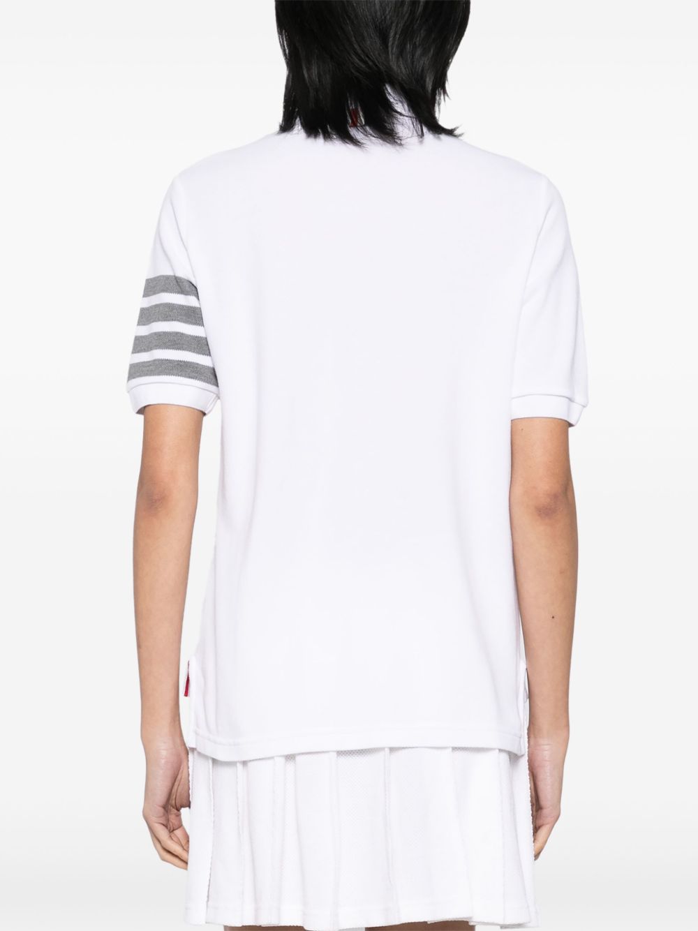 Thom Browne T-Shirts And Polos White Self: Cotton