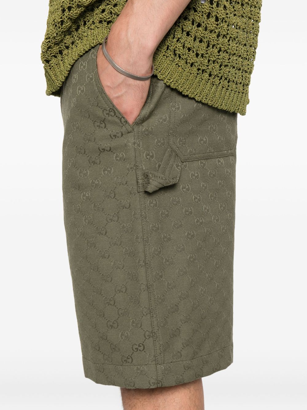 Gucci Shorts Green Outer: Cotton