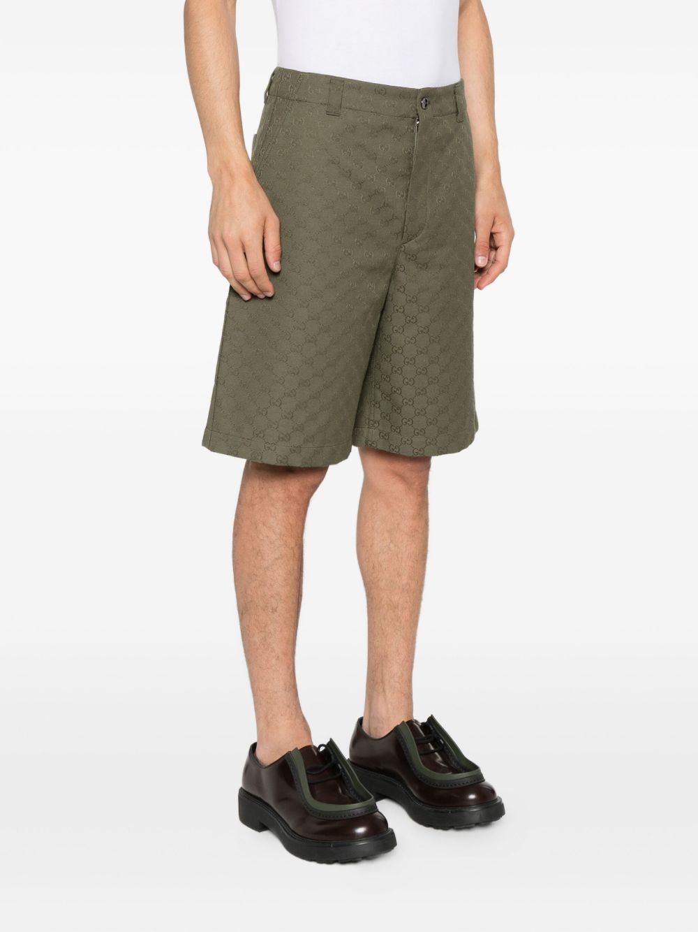 Gucci Shorts Green Outer: Cotton