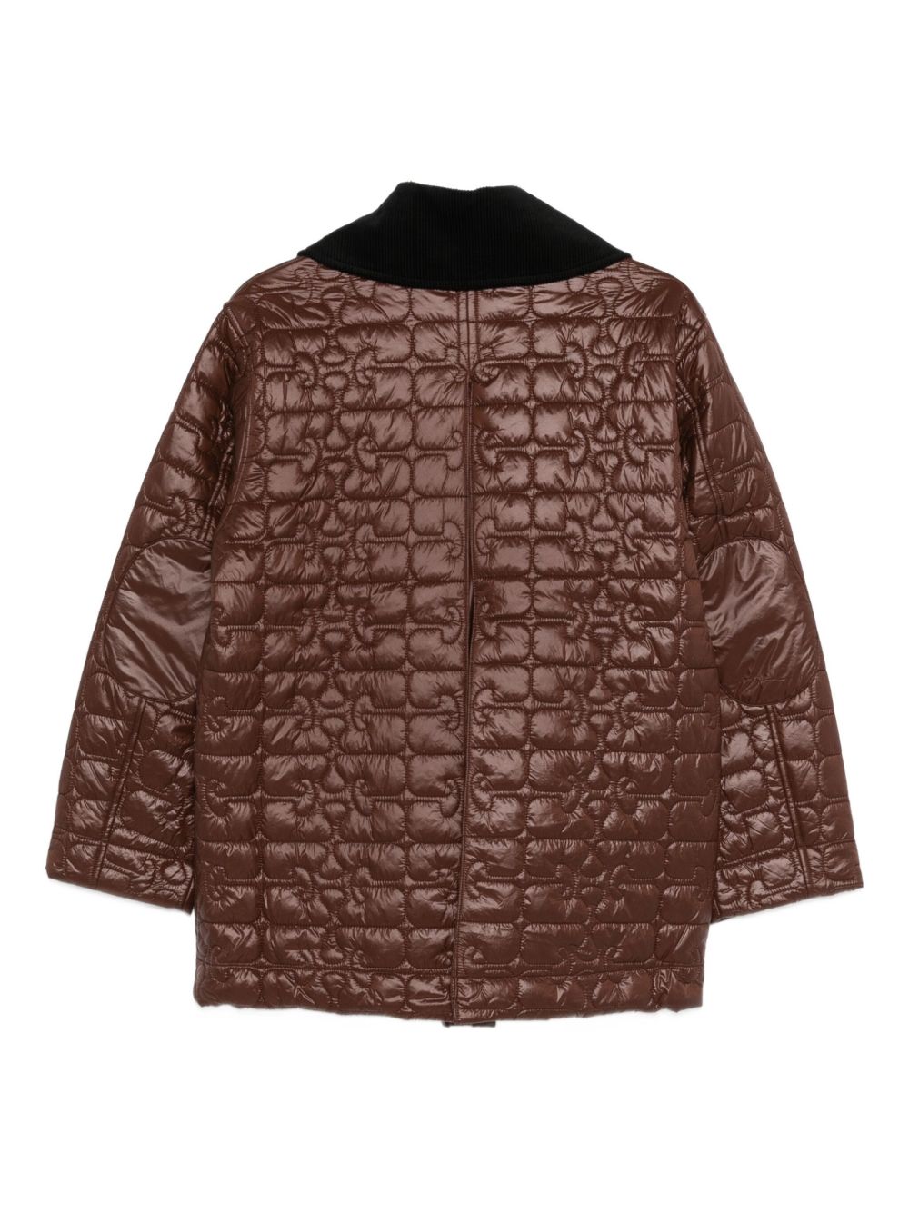 Ganni Jackets Brown Outer: Recycled Polyamide