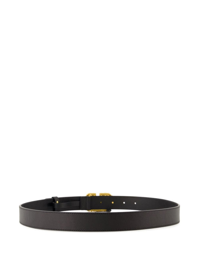 Valentino Garavani Belts Black Calf Leather
