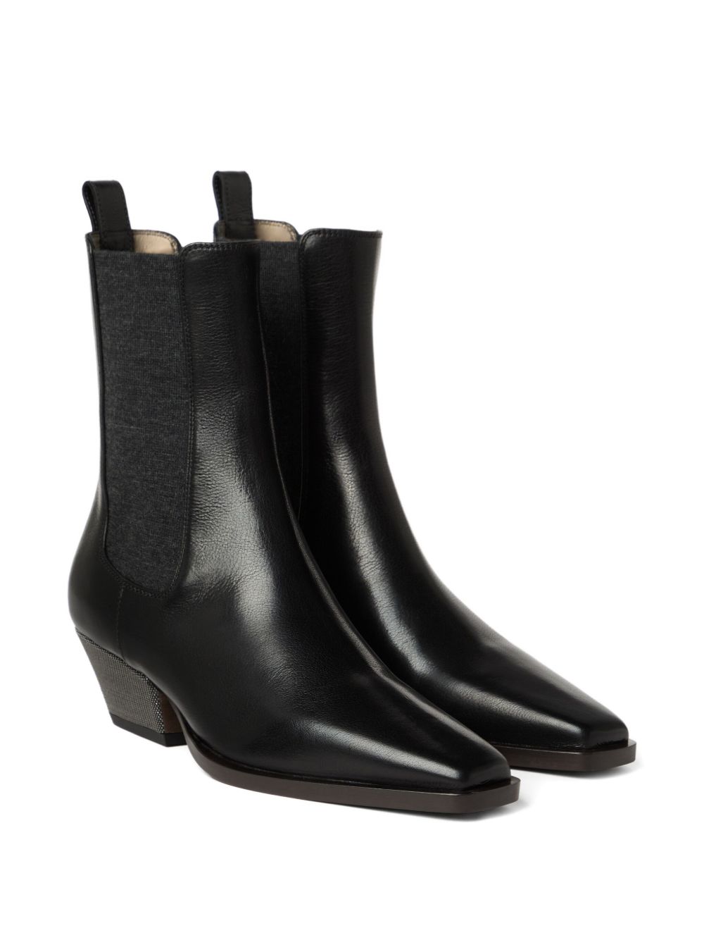 Brunello Cucinelli Boots Nero Outer: Leather