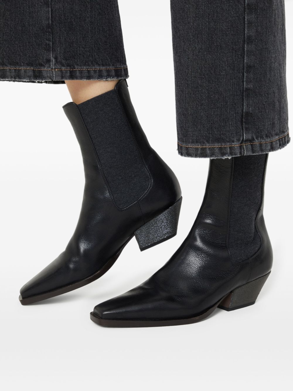 Brunello Cucinelli Boots Nero Outer: Leather
