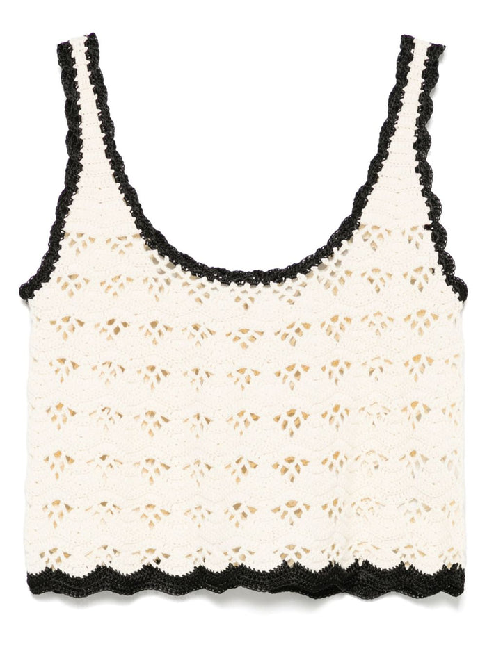 Zimmermann Top Beige Cotton