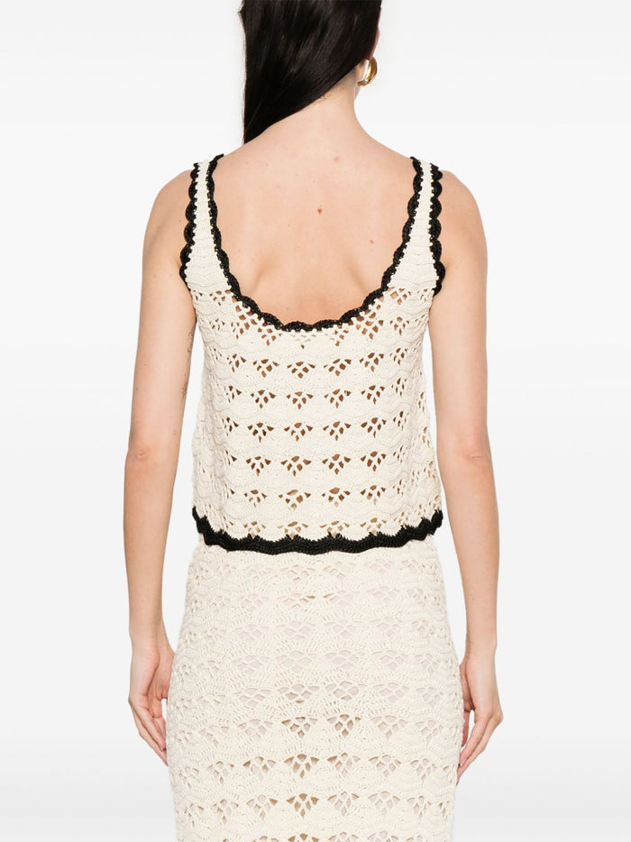 Zimmermann Top Beige Cotton