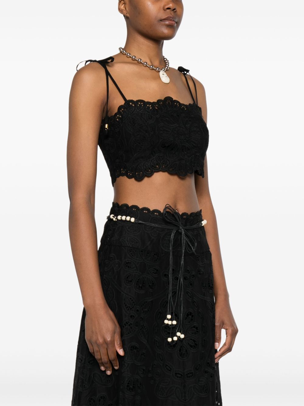 Zimmermann Top Black Polyester