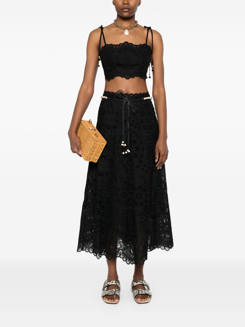 Zimmermann Top Black Polyester
