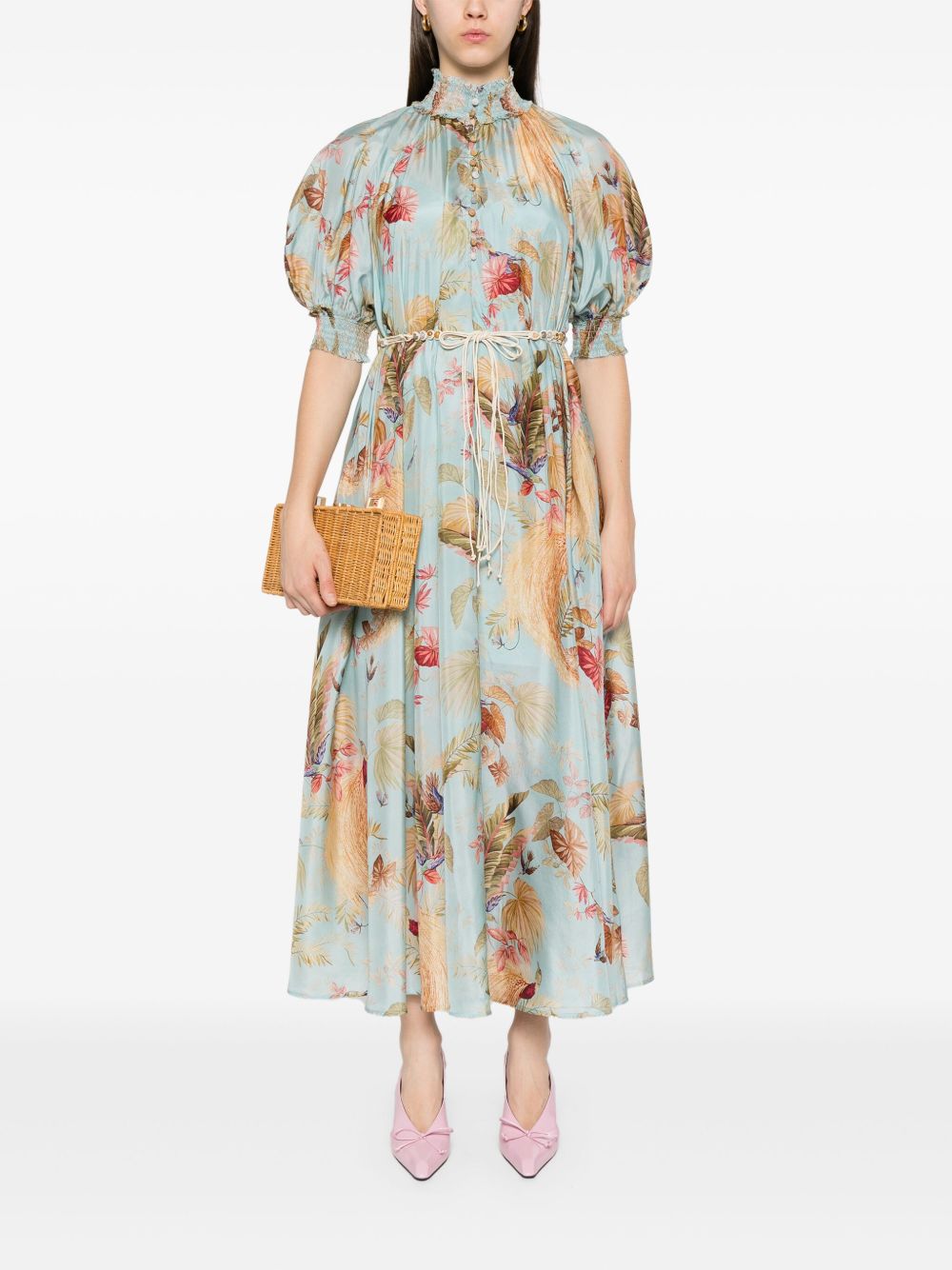 Zimmermann Dresses Clear Blue Silk