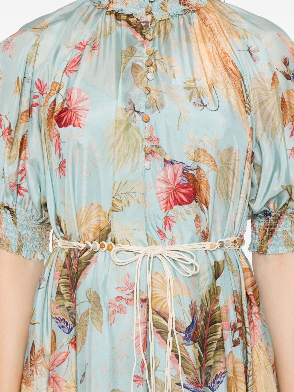 Zimmermann Dresses Clear Blue Silk