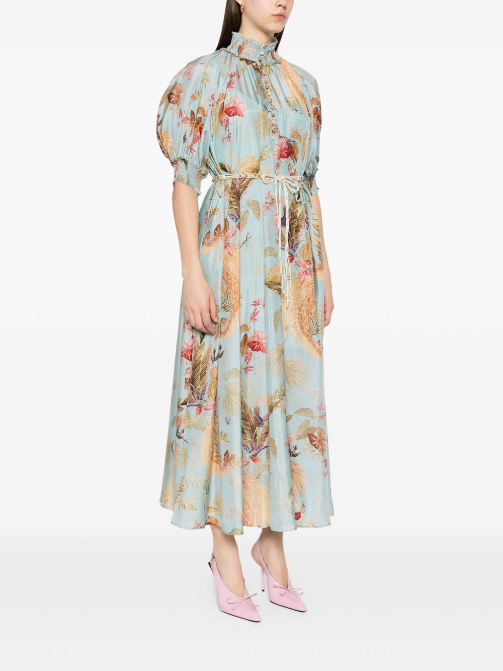 Zimmermann Dresses Clear Blue Silk