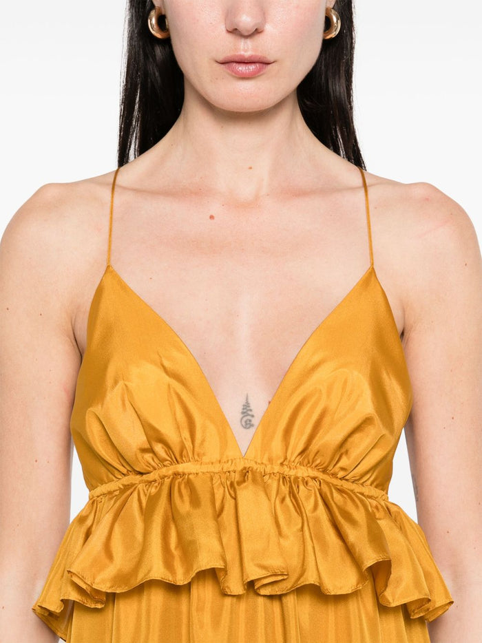 Zimmermann Dresses Golden Silk