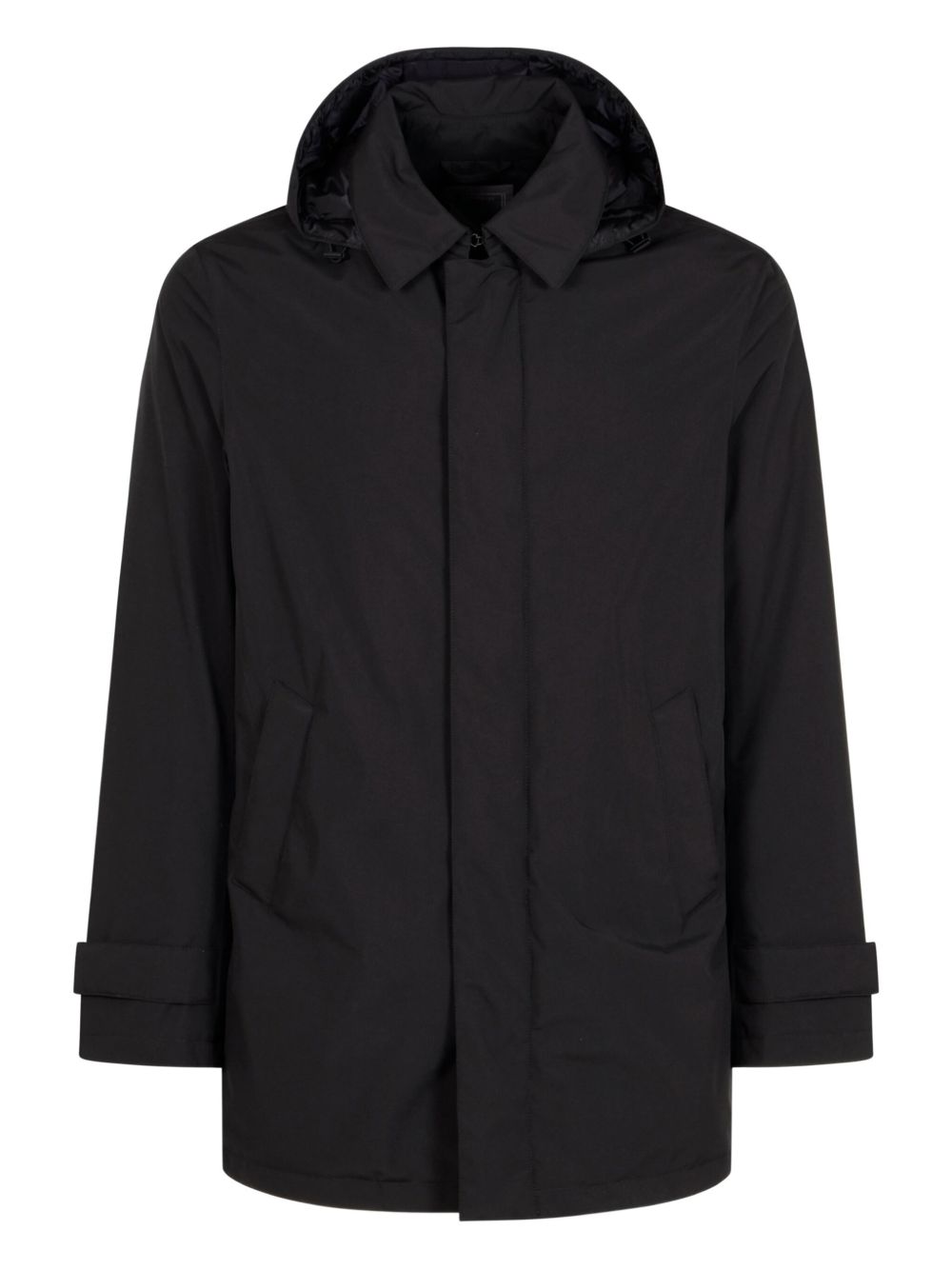 Herno Coats Black Synthetic->polyester100.0 %