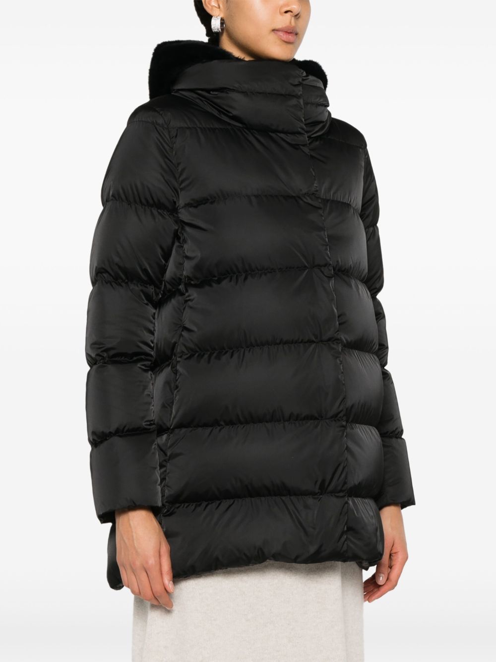 Herno Coats Black Synthetic->polyamide100.0 %