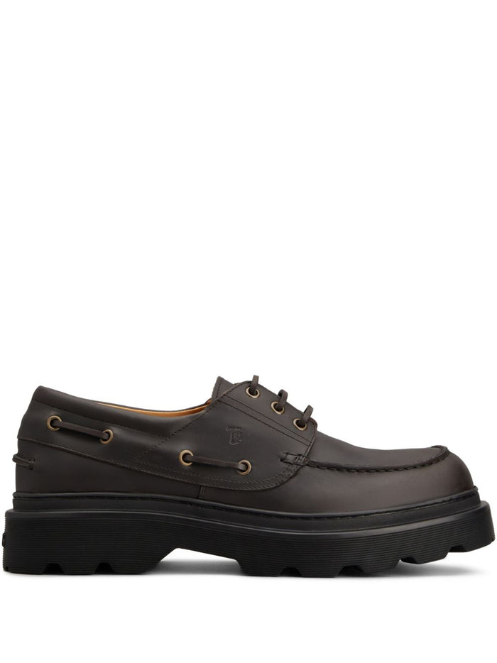 Tods Flat shoes Brown Leatehr