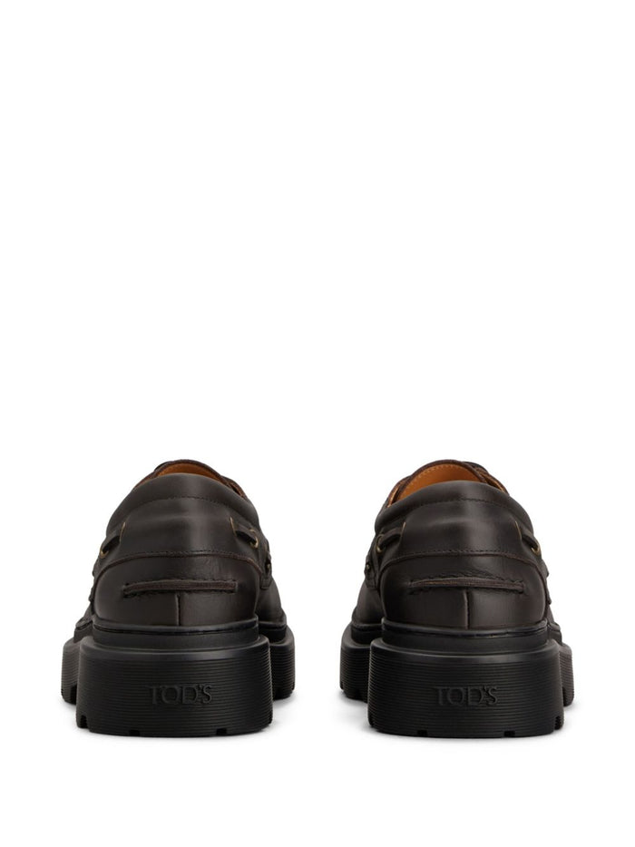 Tods Flat shoes Brown Leatehr