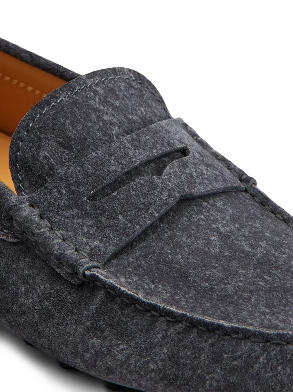 Tods Flat Shoes Blue Calf Leather