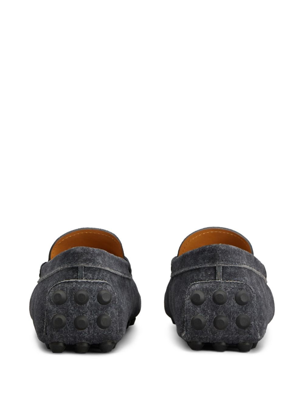Tods Flat Shoes Blue Calf Leather