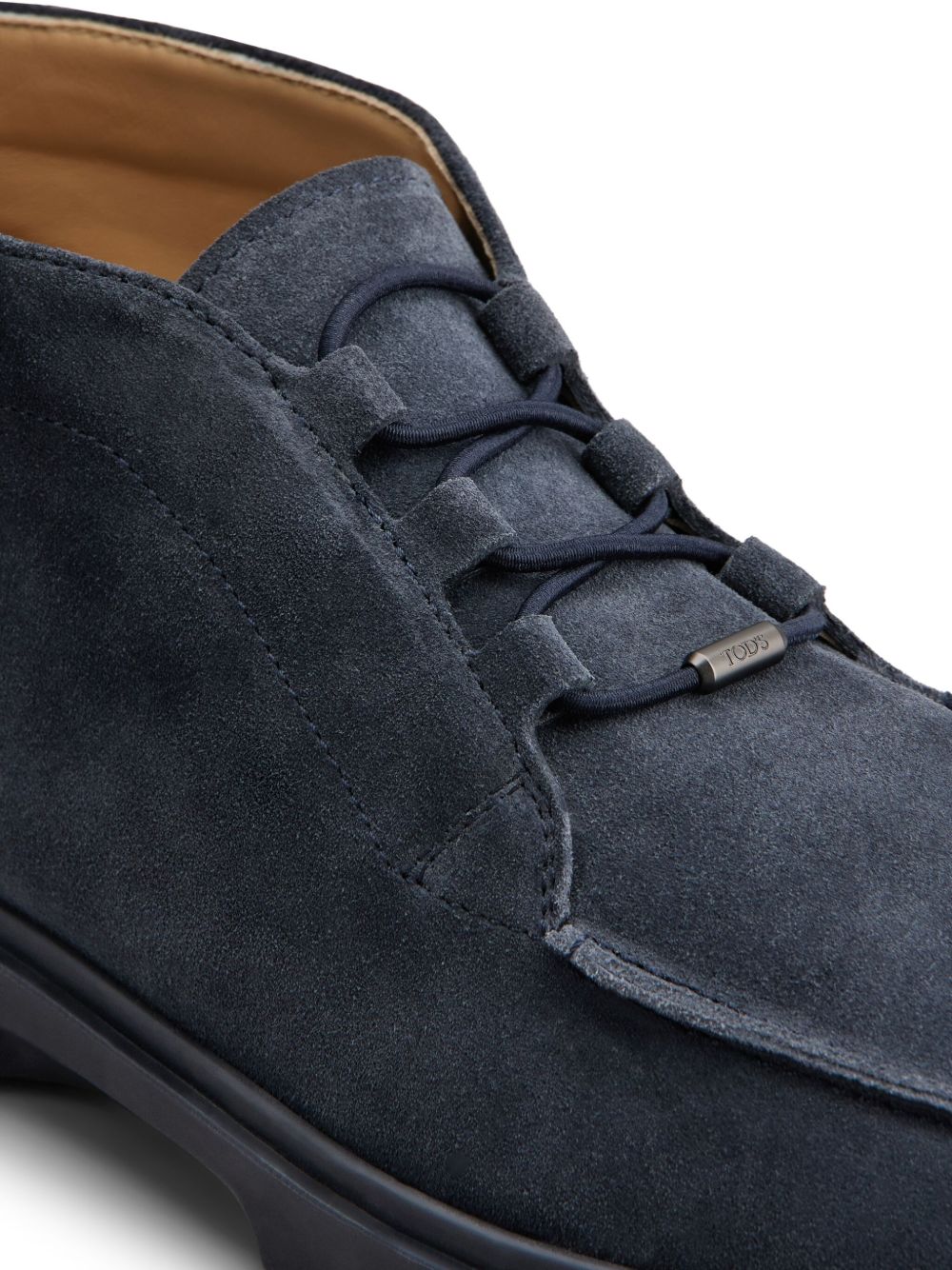 Tods Boots Blue Suede