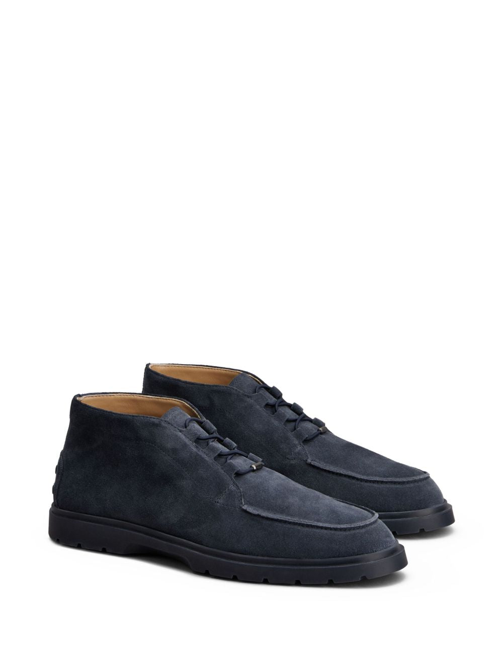 Tods Boots Blue Suede
