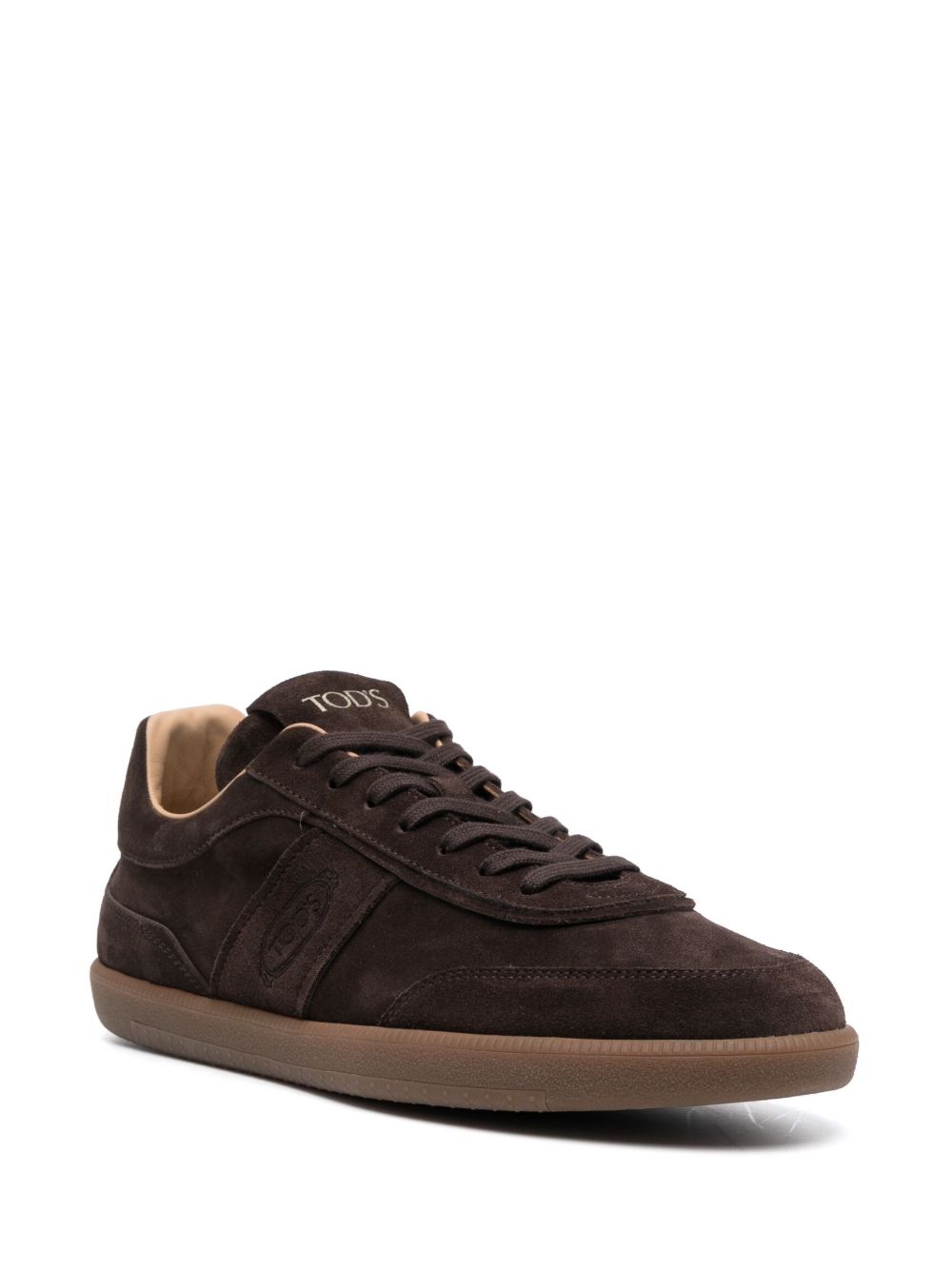 Tods Sneakers Brown Calf Leather