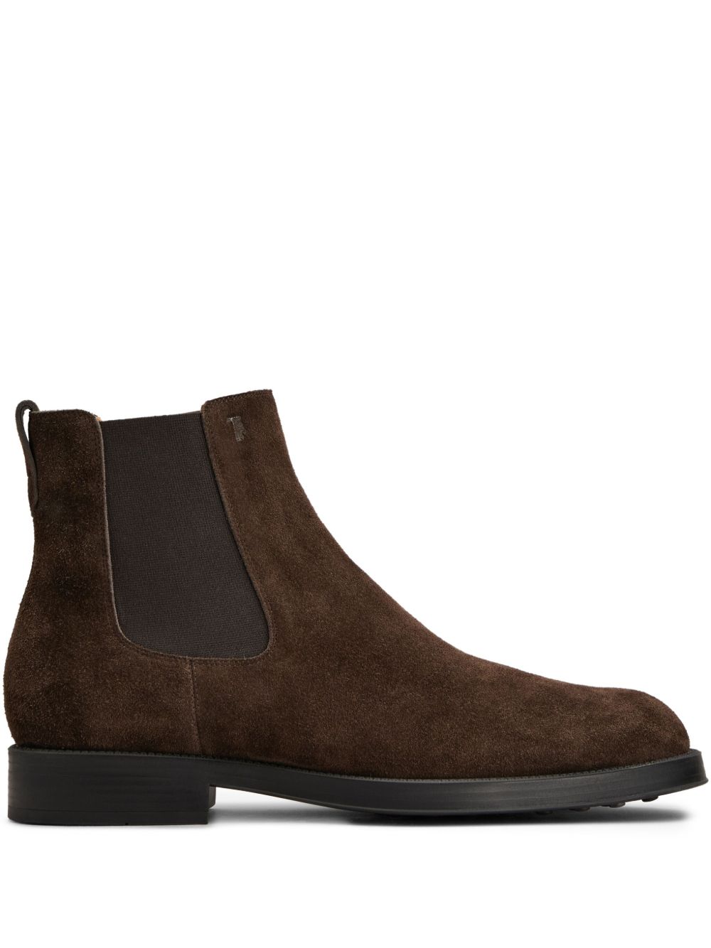 Tods Boots Brown Suede