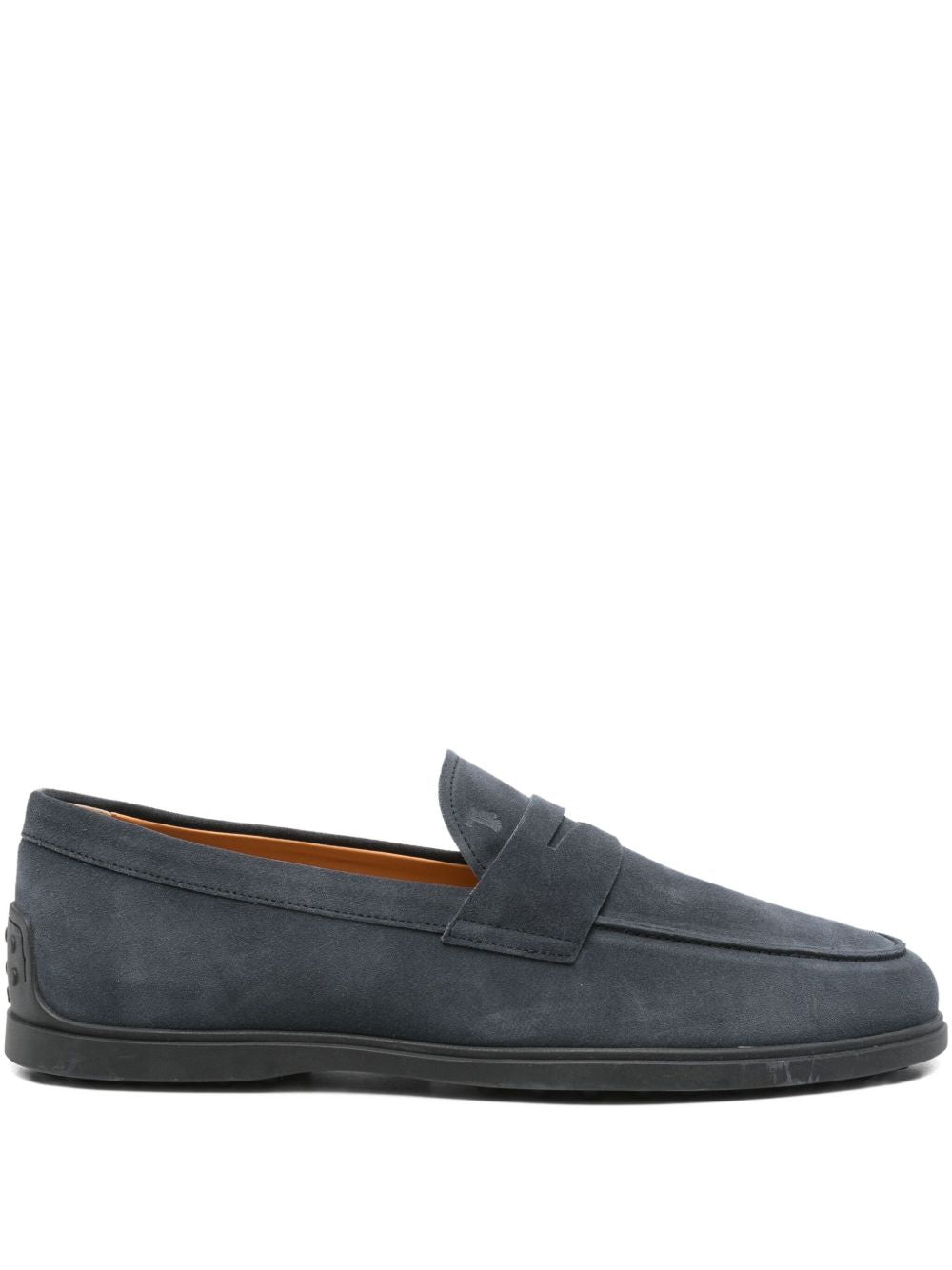 Tods Flat Shoes Blue Suede