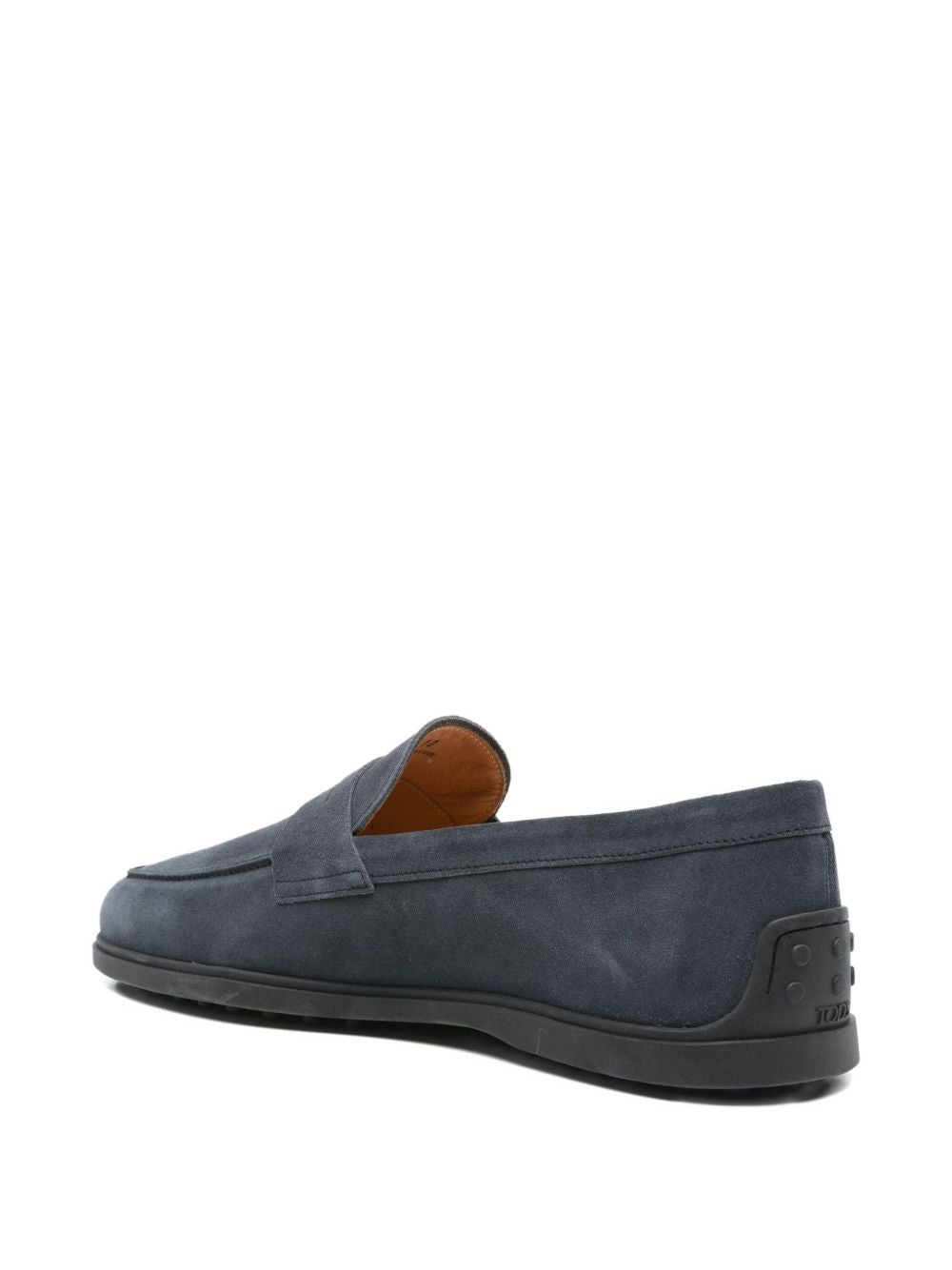 Tods Flat Shoes Blue Suede