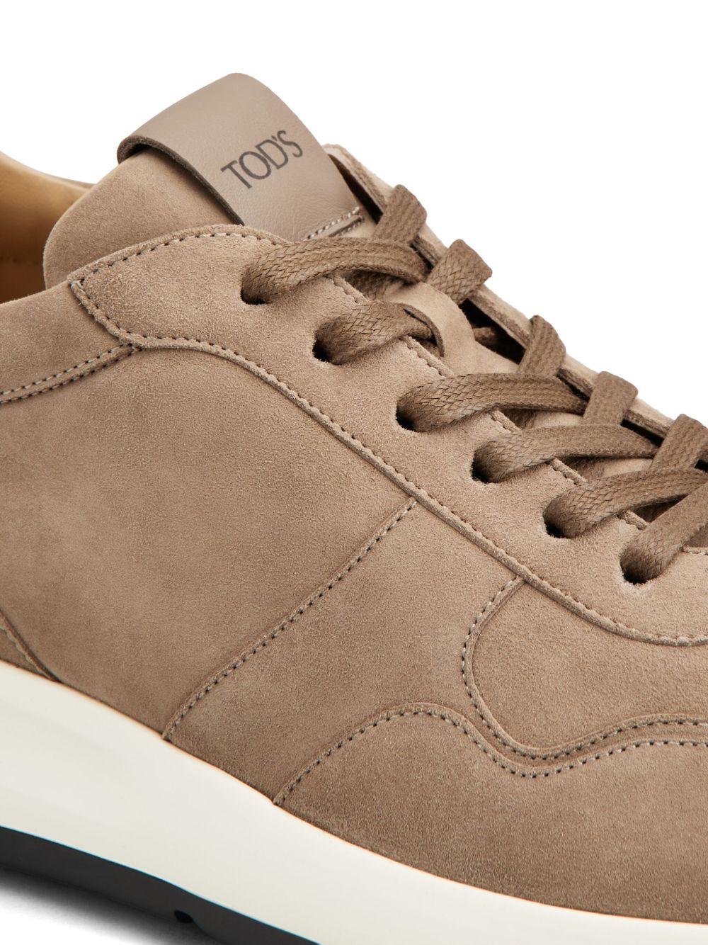 Tods Sneakers Beige Suede