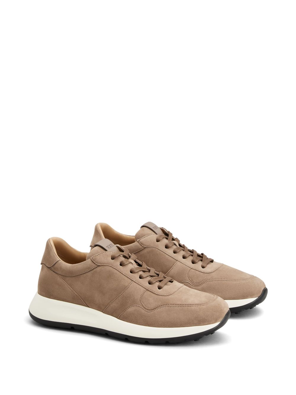 Tods Sneakers Beige Suede