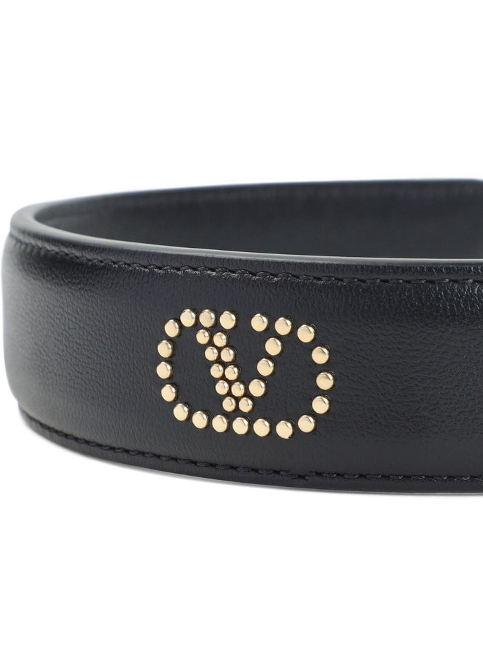 Valentino Garavani Accessories Black Calf Leather